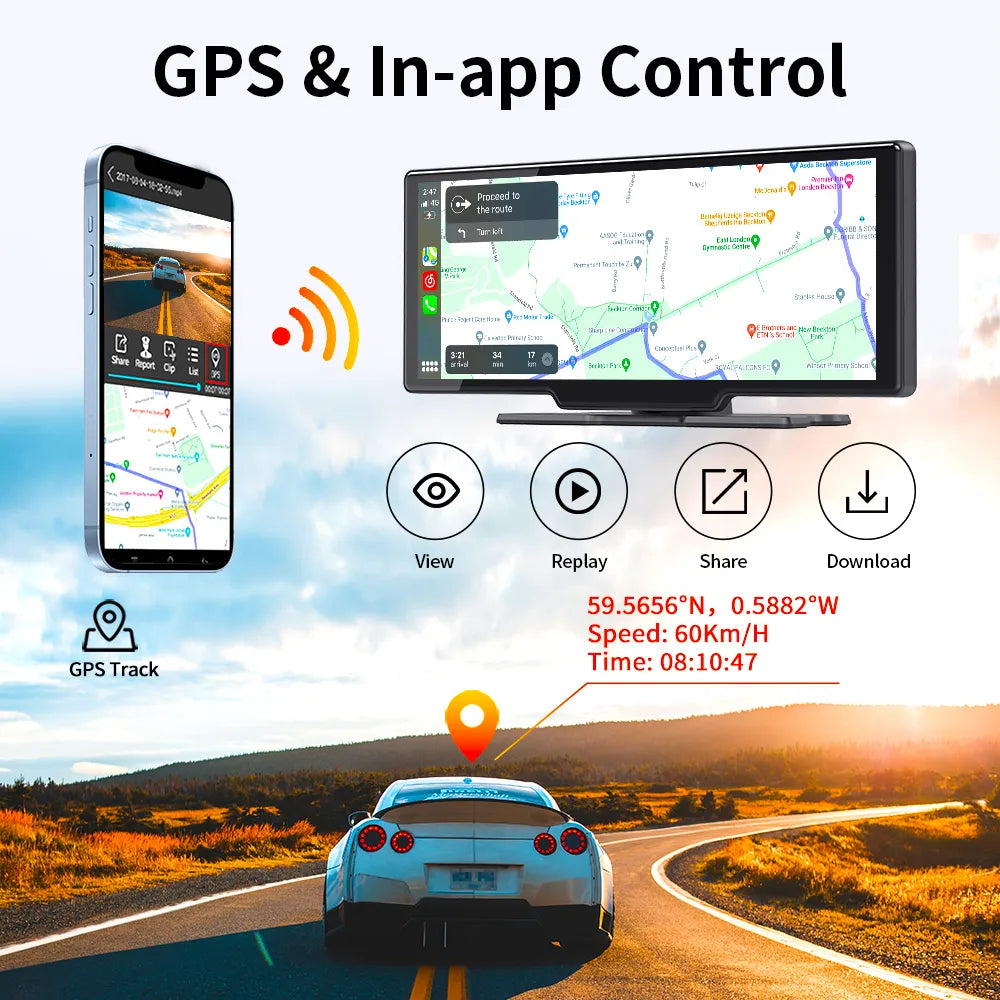 Apple Carplay & Android Auto Skærm