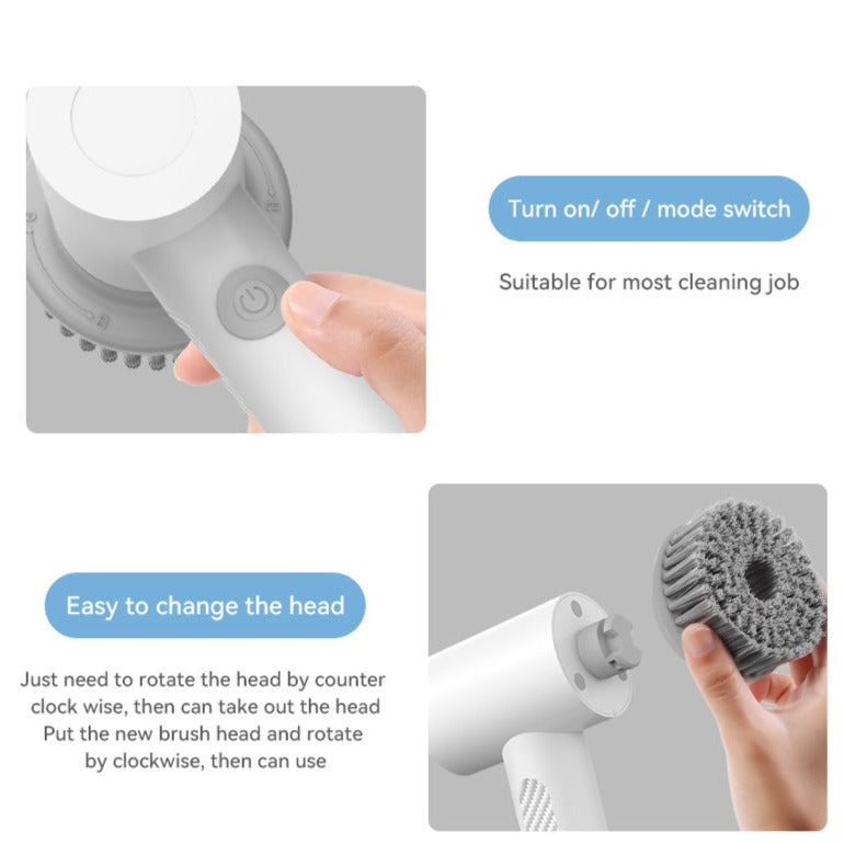 Elektrisk Rengøringsbørste