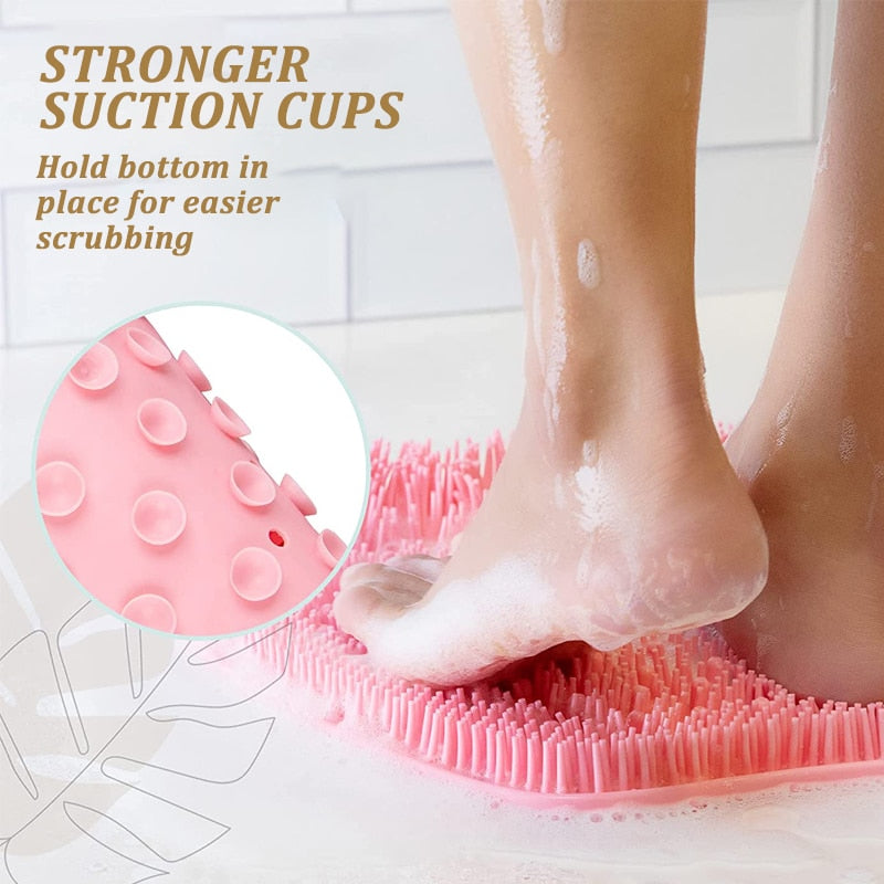 Bath brush for the back