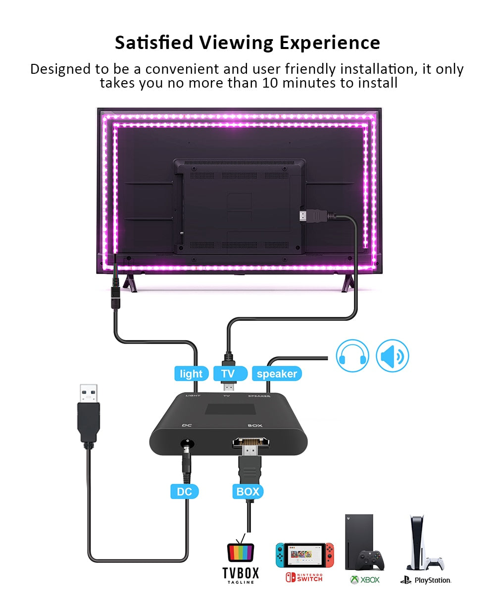 Ambient TV Belysning