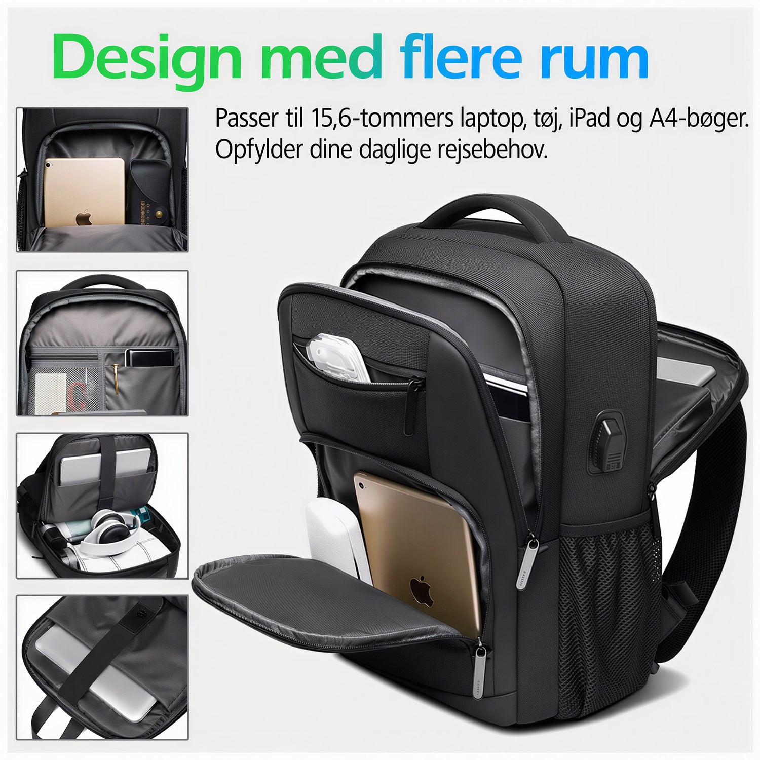 Alt-i-ett Reise Ryggsekk