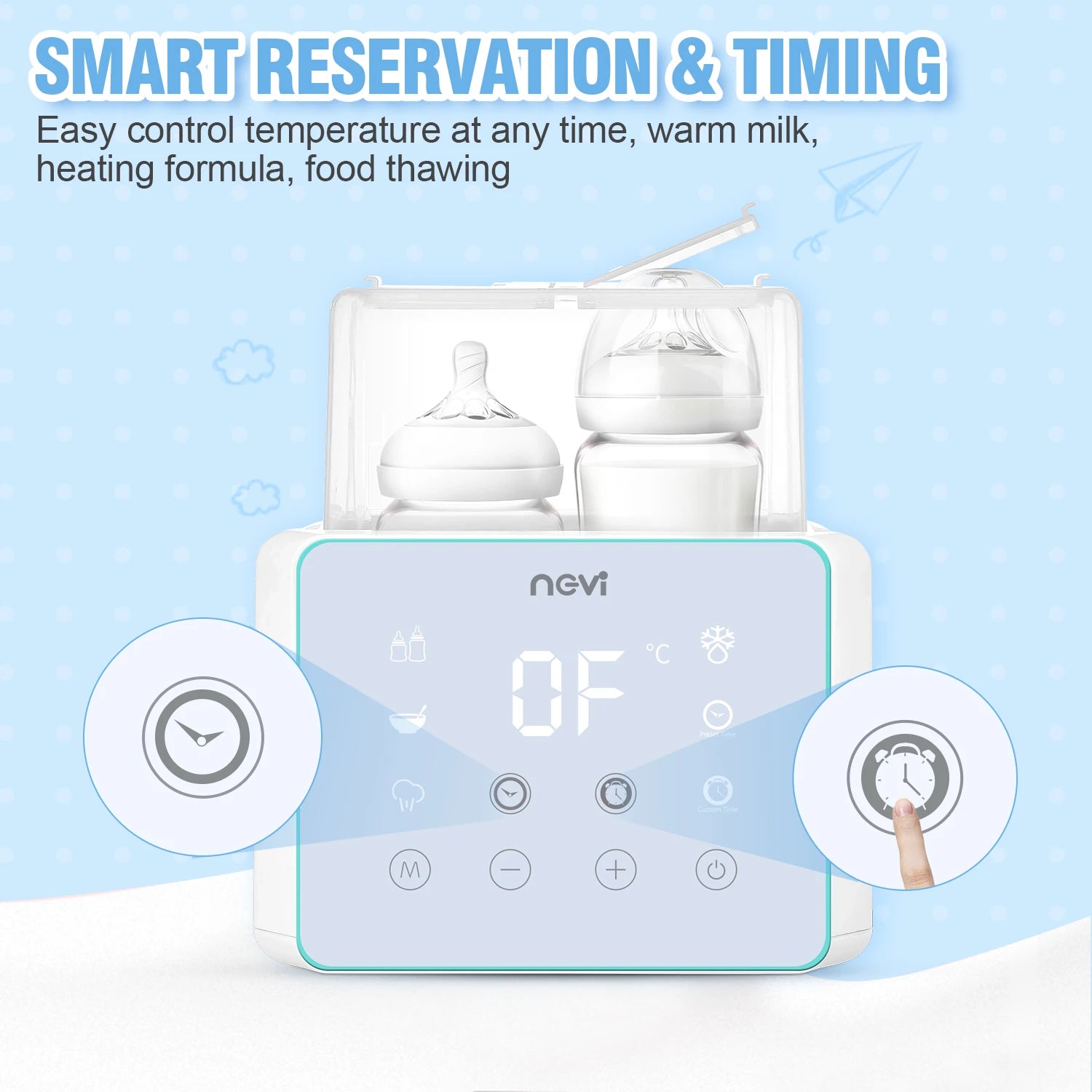 Baby Flaskevarmer - LCD Display