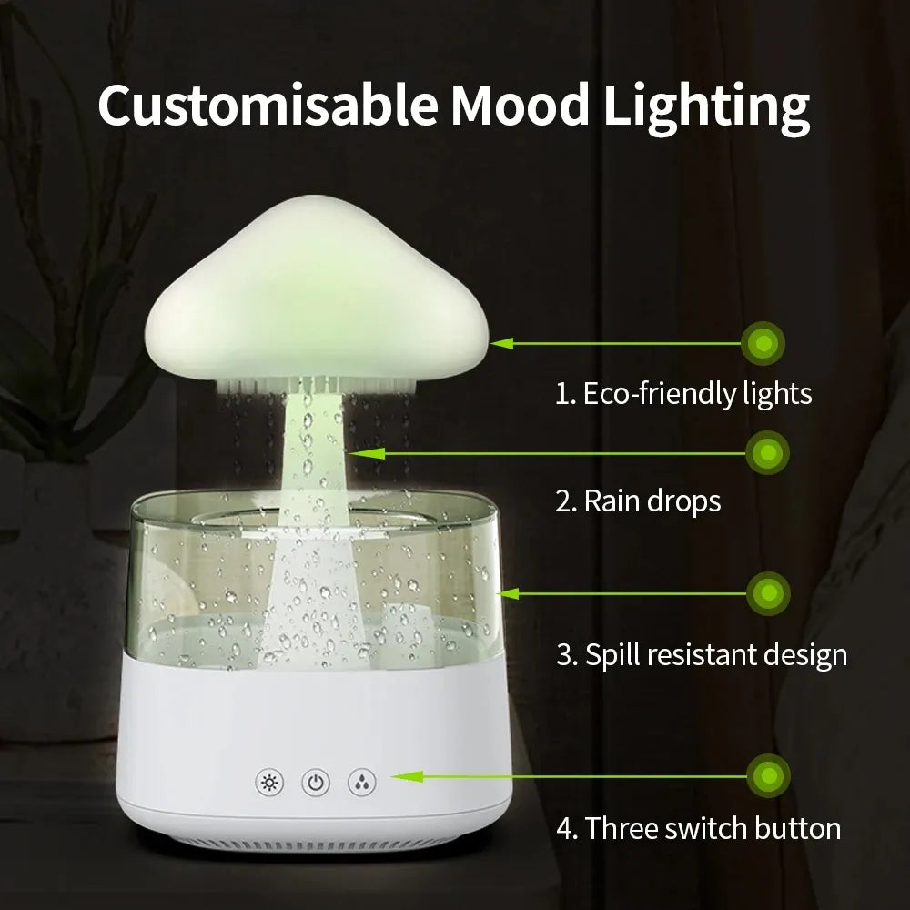 Regnsky Luftfugter og Aroma Diffuser