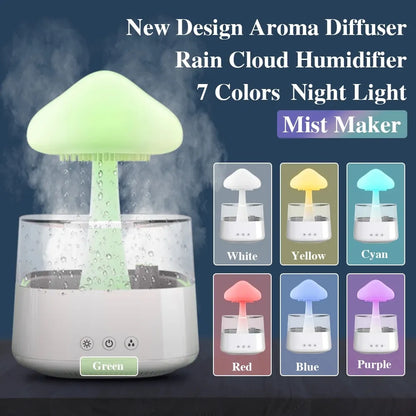 Regnsky Luftfugter og Aroma Diffuser